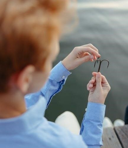 instruction for putting away fishing tackle