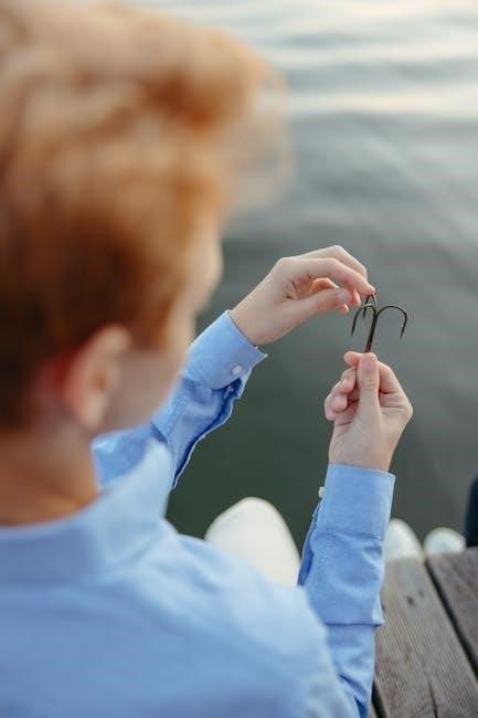 instruction for putting away fishing tackle